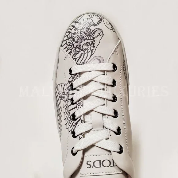 TOD'S SNEAKERS MENS LIMITED EDITION TATTOO ALLACCIATO SHOES